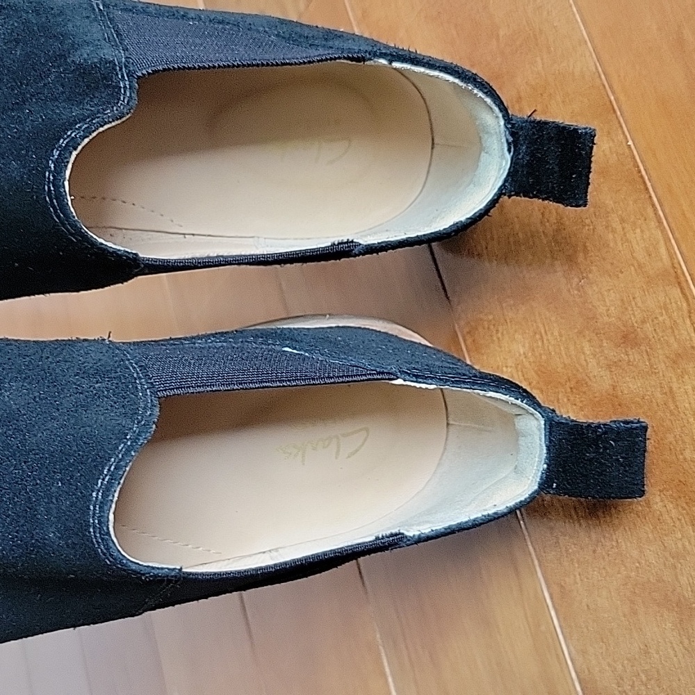 Clarks Edenvale Suede Slip-Ons View 5